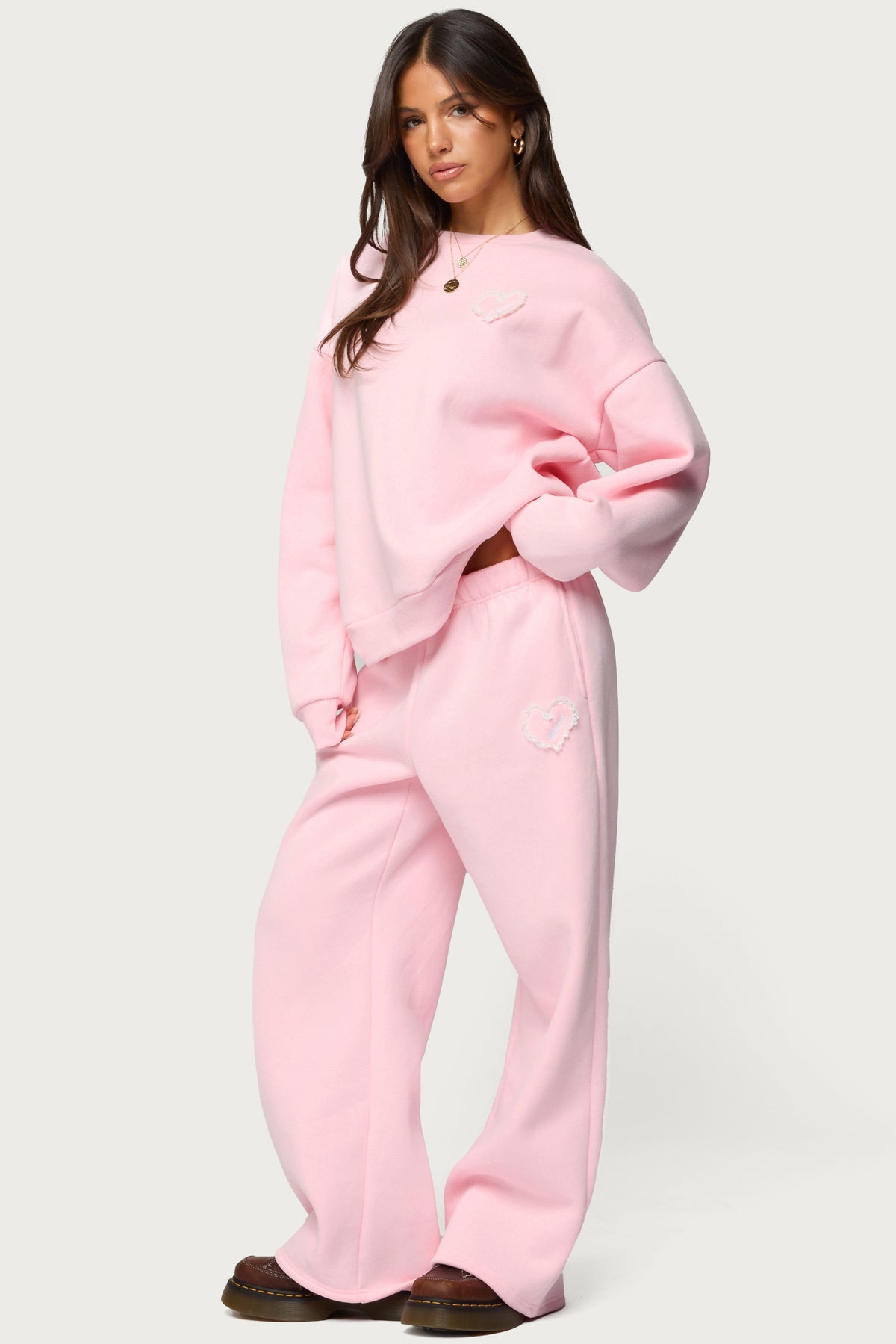 Love Edikted Wide Leg Sweatpants