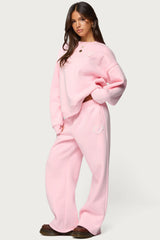Love Edikted Wide Leg Sweatpants