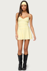 Deborah Ruched Mini Dress