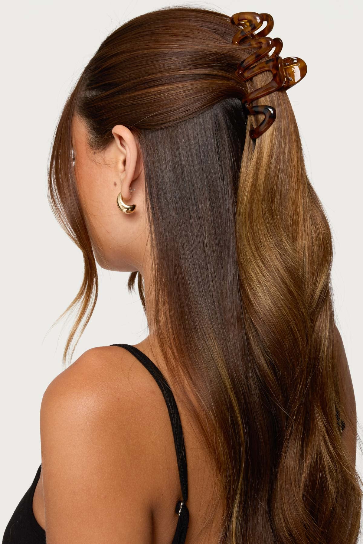 Tortoise Abstract Claw Clip