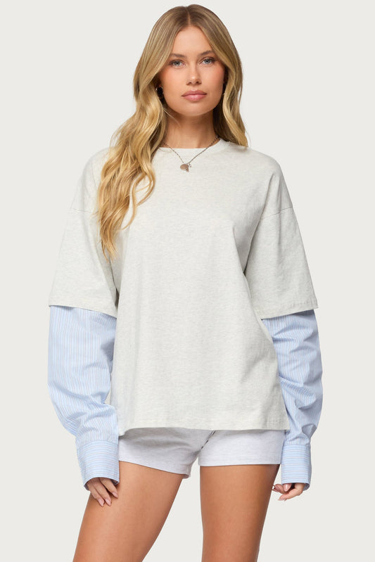 Tailor Oversized Layered Top