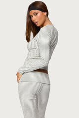 Kaeli Stripey Long Sleeve T Shirt