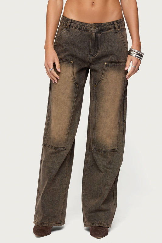 Ayla Low Rise Carpenter Jeans