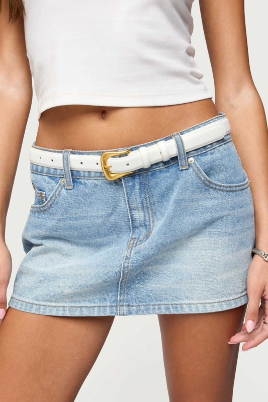 Back To Basics Faux Leather Belt