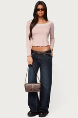 Emmery Lacey Boat Neck Top