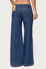 Raiyne Low Rise Wide Leg Jeans