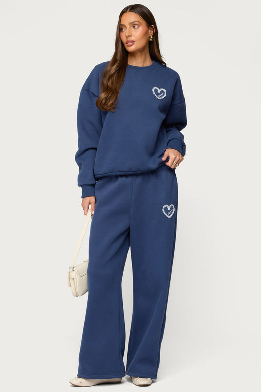 Love Edikted Wide Leg Sweatpants