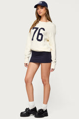 Aisha Low-Rise Mini Skirt