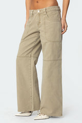 Morgan Low Rise Carpenter Jeans