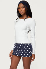 Savi Boat Neck Long Sleeve Top