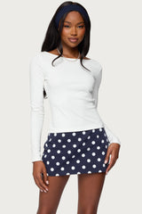 Savi Boat Neck Long Sleeve Top