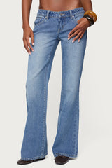 Kiarah Low Rise Flared Jeans