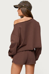 Kordelia Off Shoulder Sweatshirt