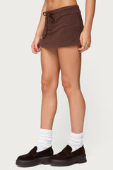 Bayside Slitted Micro Skort