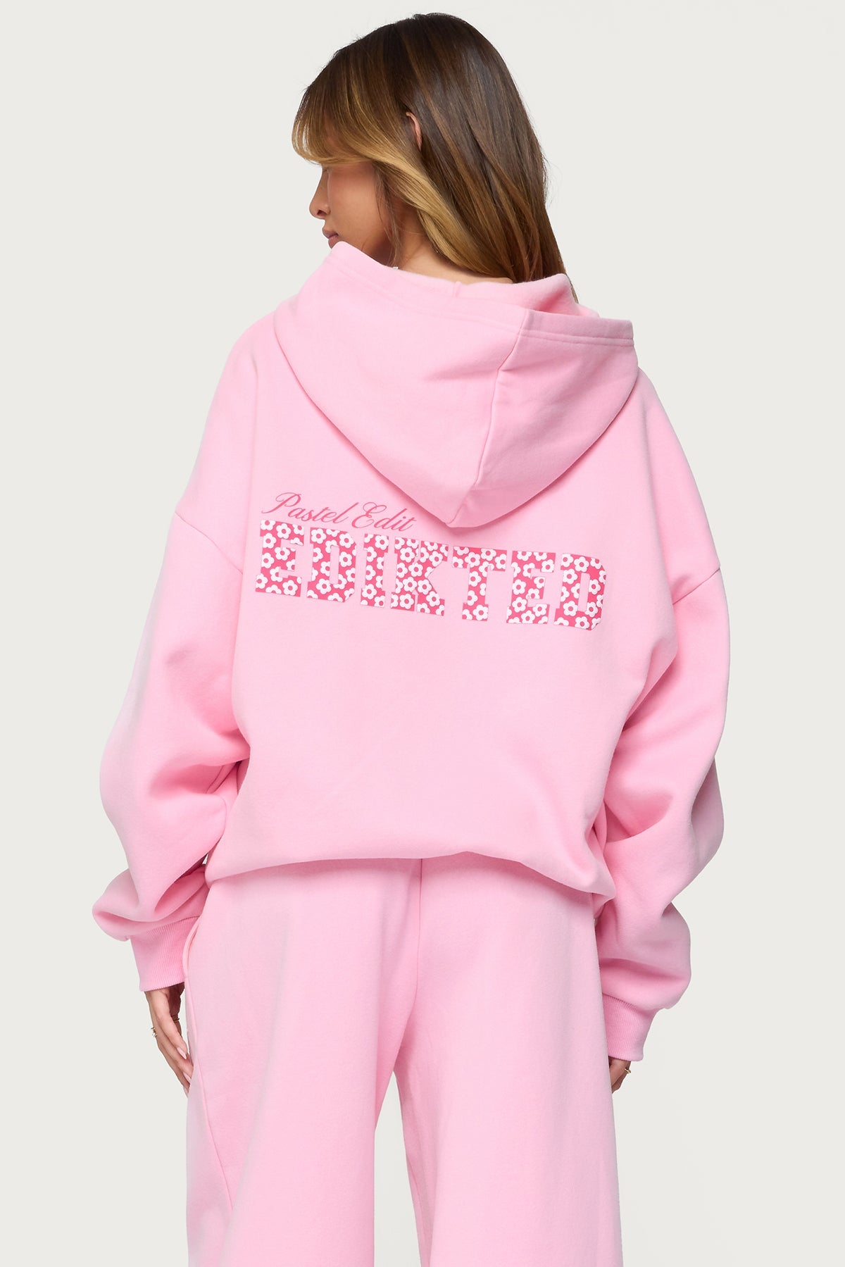 Pastel Edit Edikted Oversized Hoodie
