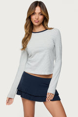 Brianna Striped Long Sleeve T Shirt