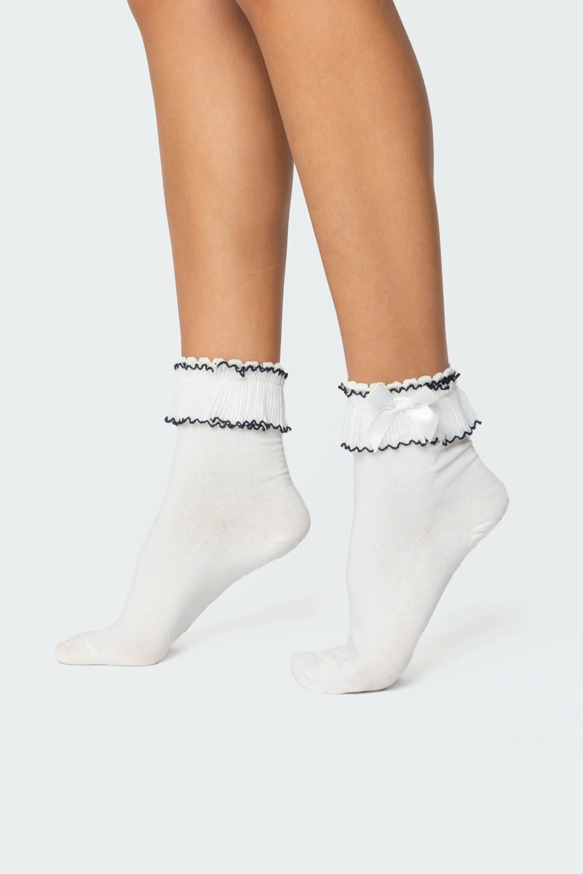 Ruffle & Bow Socks