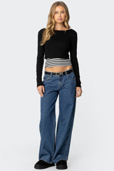 Shania Layered Striped Top