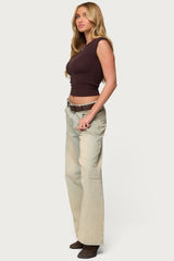 Jarah Pointelle Knit Boat Neck Top