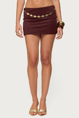 Briar Chain Belt Mini Skirt
