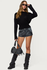 Tezi Boat Neck Light Knit Top